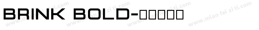 Brink Bold字体转换